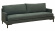 Ottawa XL soffa 3,5-sits 2/1 Lino dark slate/svarta ben No3 