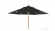 Trieste parasoll svart 250cm