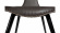 Dolphin stol svart/gr konstlder