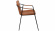 Boto stol svart/ljusbrunt konstlder