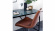 Hype skrivbordsstol svart/ljusbrunt konstlder