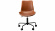 Hype skrivbordsstol svart/ljusbrunt konstlder