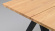 Carradale matbord ek/svart a-ben 220cm