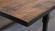 Flot matbord jrn/tr med patina