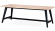 Bedrock matbord svart/vitoljad 220cm