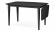 Ella matbord med klaff svart 125x85cm