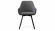 Navo stol med snurr mrkgr/svart