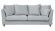 Wave soffa 3-sits tyg Harmony snow/svarta ben